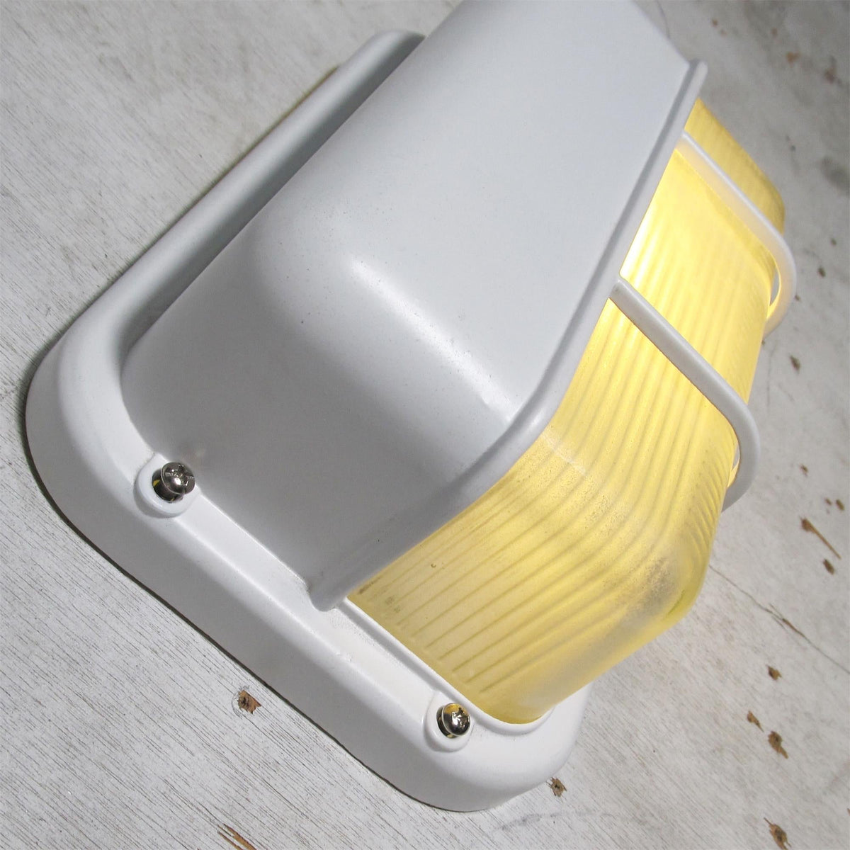 Olcarila Vintage Outdoor Wall Sconce Aluminum Glass Lamp