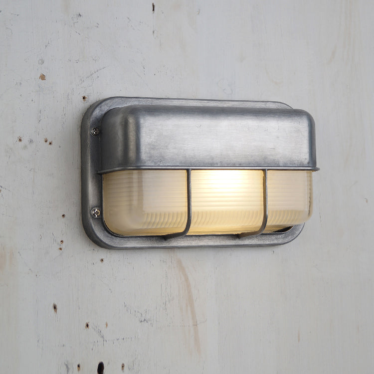 Olcarila Vintage Outdoor Wall Sconce Aluminum Glass Lamp