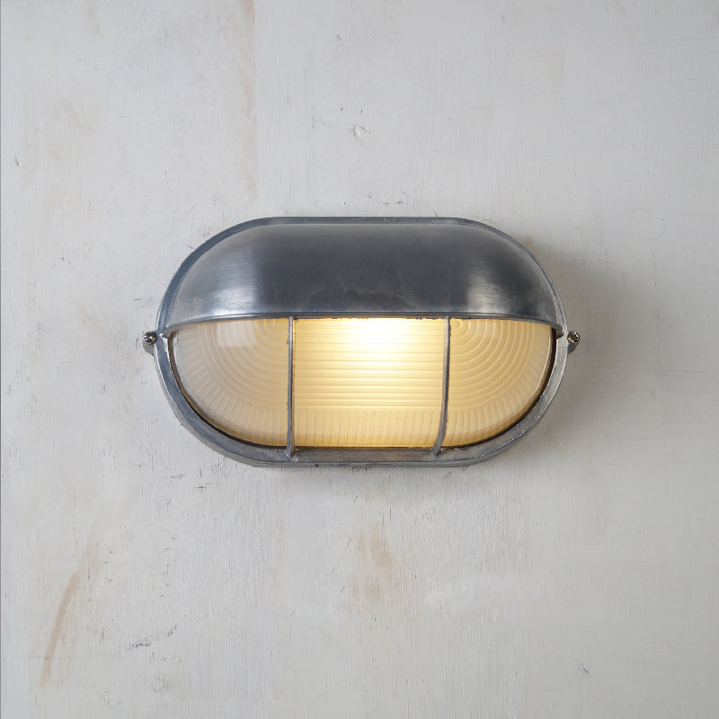 Olcarila Vintage Outdoor Wall Sconce Aluminum Glass Lamp