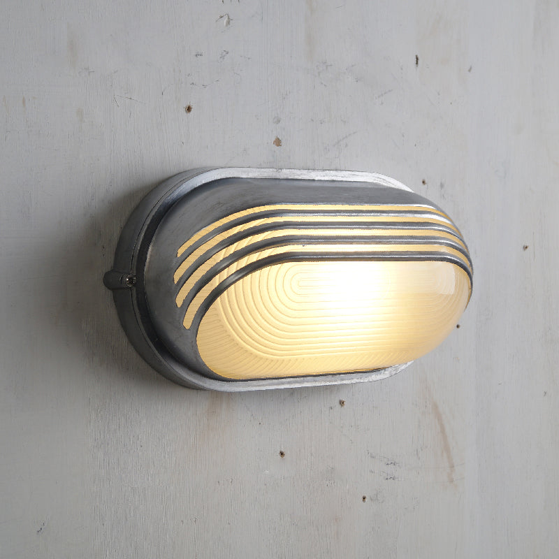 Olcarila Vintage Outdoor Wall Sconce Aluminum Glass Lamp