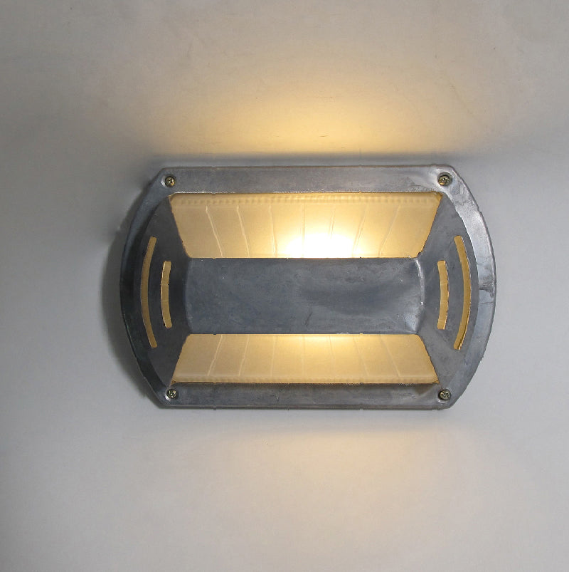 Olcarila Vintage Outdoor Wall Sconce Aluminum Glass Lamp
