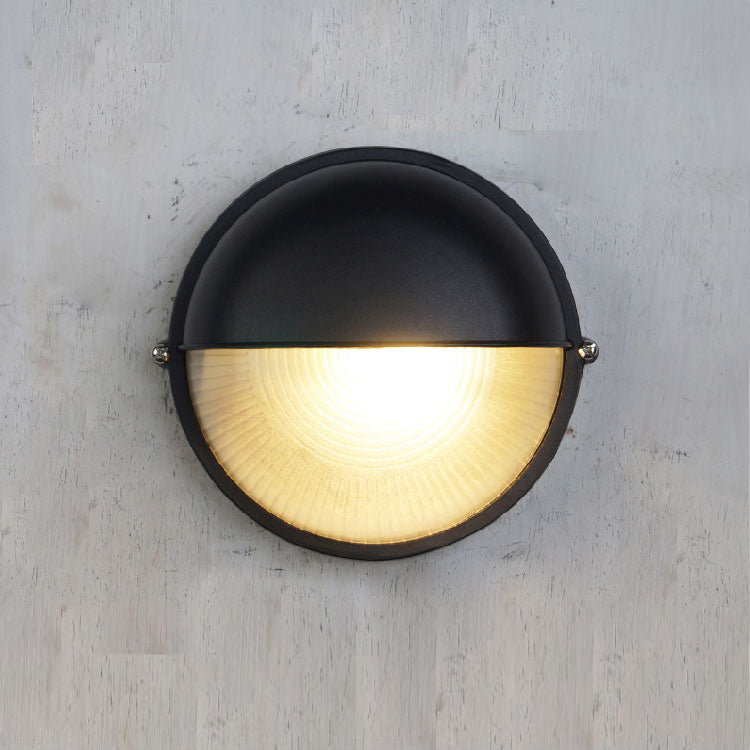 Olcarila Vintage Outdoor Wall Sconce Aluminum Glass Lamp