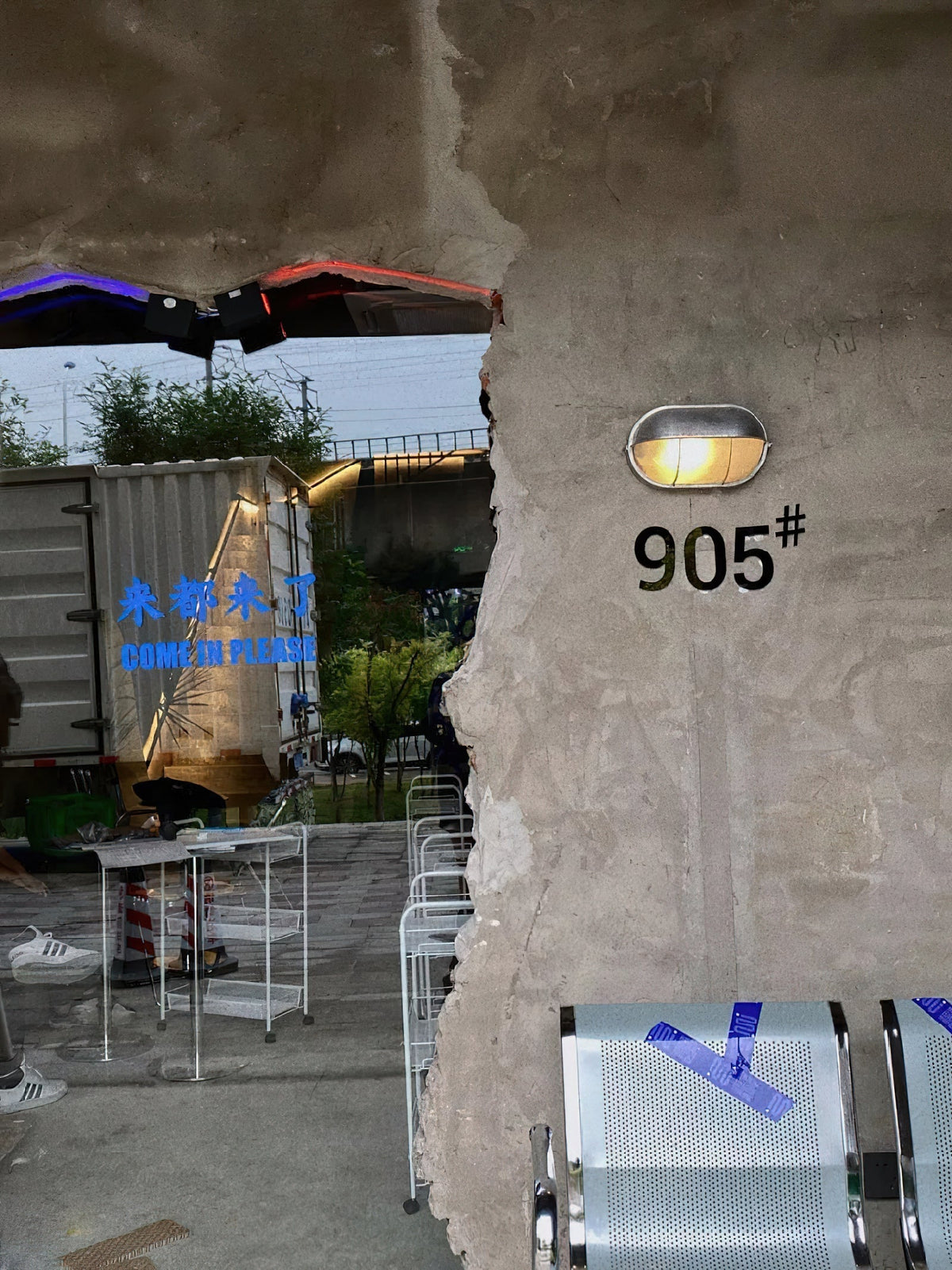 Olcarila Vintage Outdoor Wall Sconce Aluminum Glass Lamp