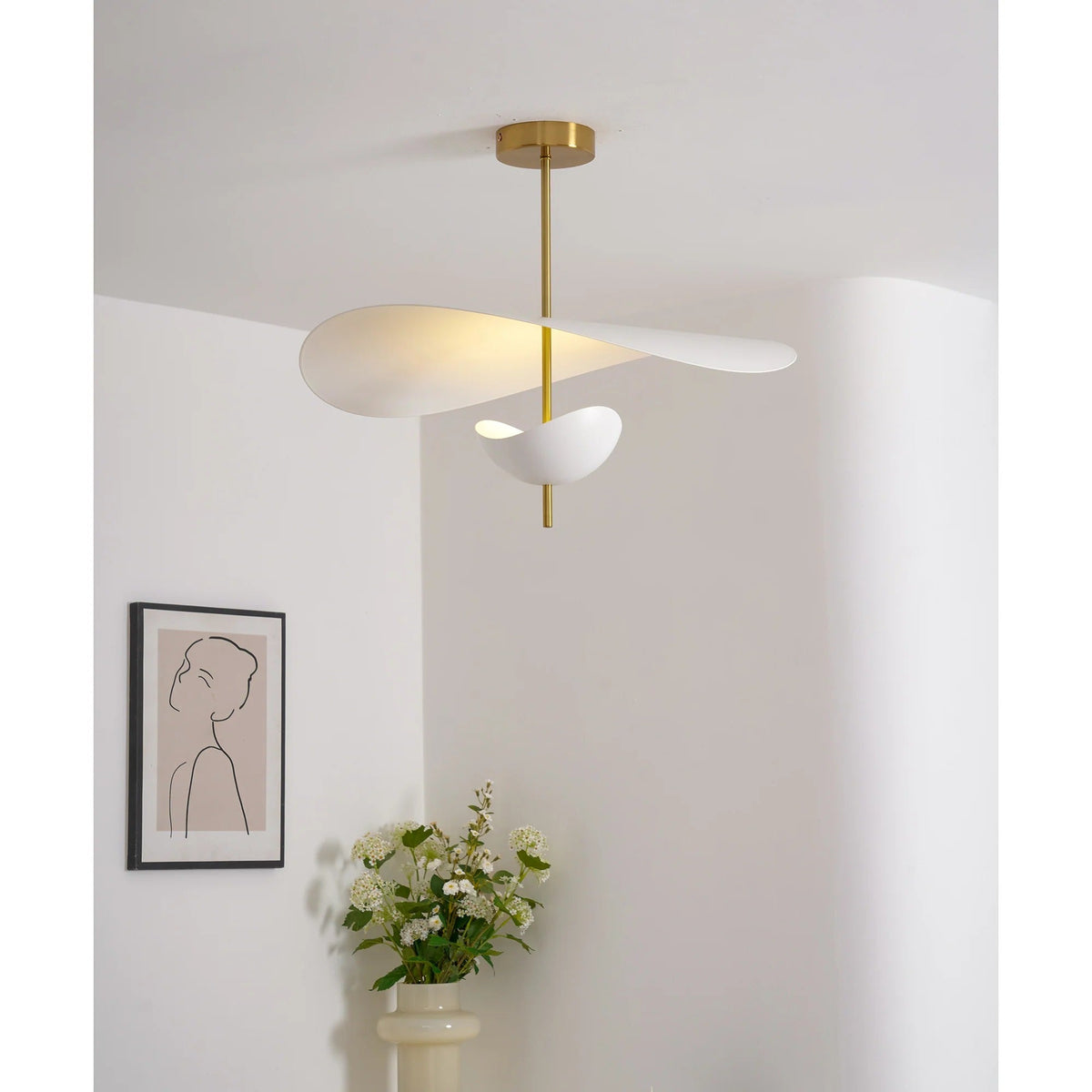 Unorara Nordic Floating Layered Metal Pendant Lamp LED