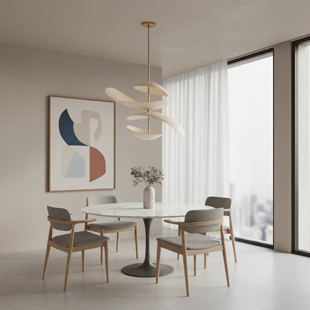Unorara Nordic Floating Layered Metal Pendant Lamp LED
